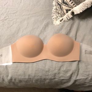 Backless, strapless bra.